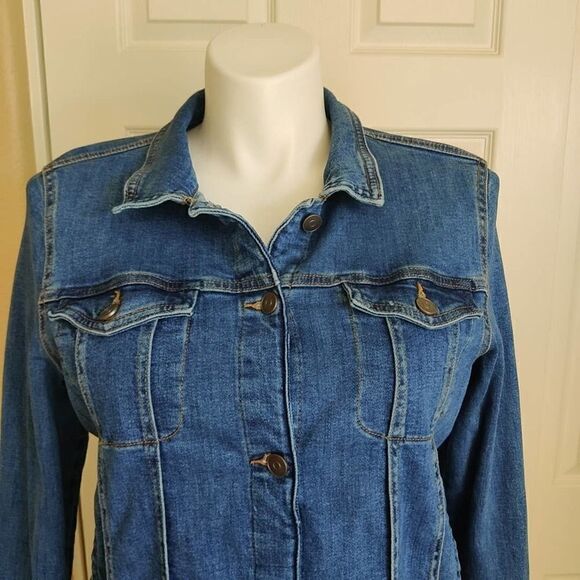 1901 button denim jacket sz XL - Picture 4 of 12